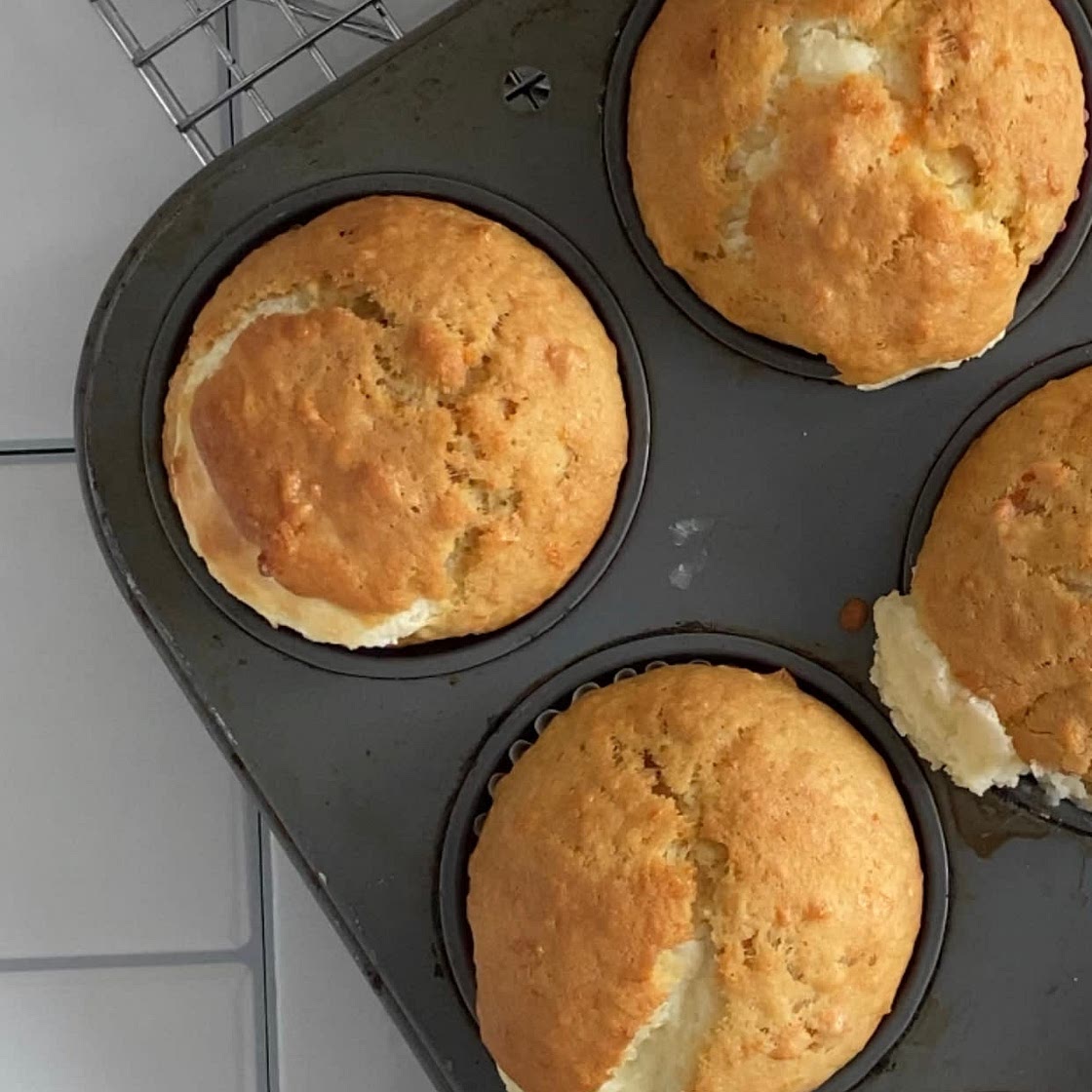 WIC Approved Carrot Cake Cheesecake Muffins