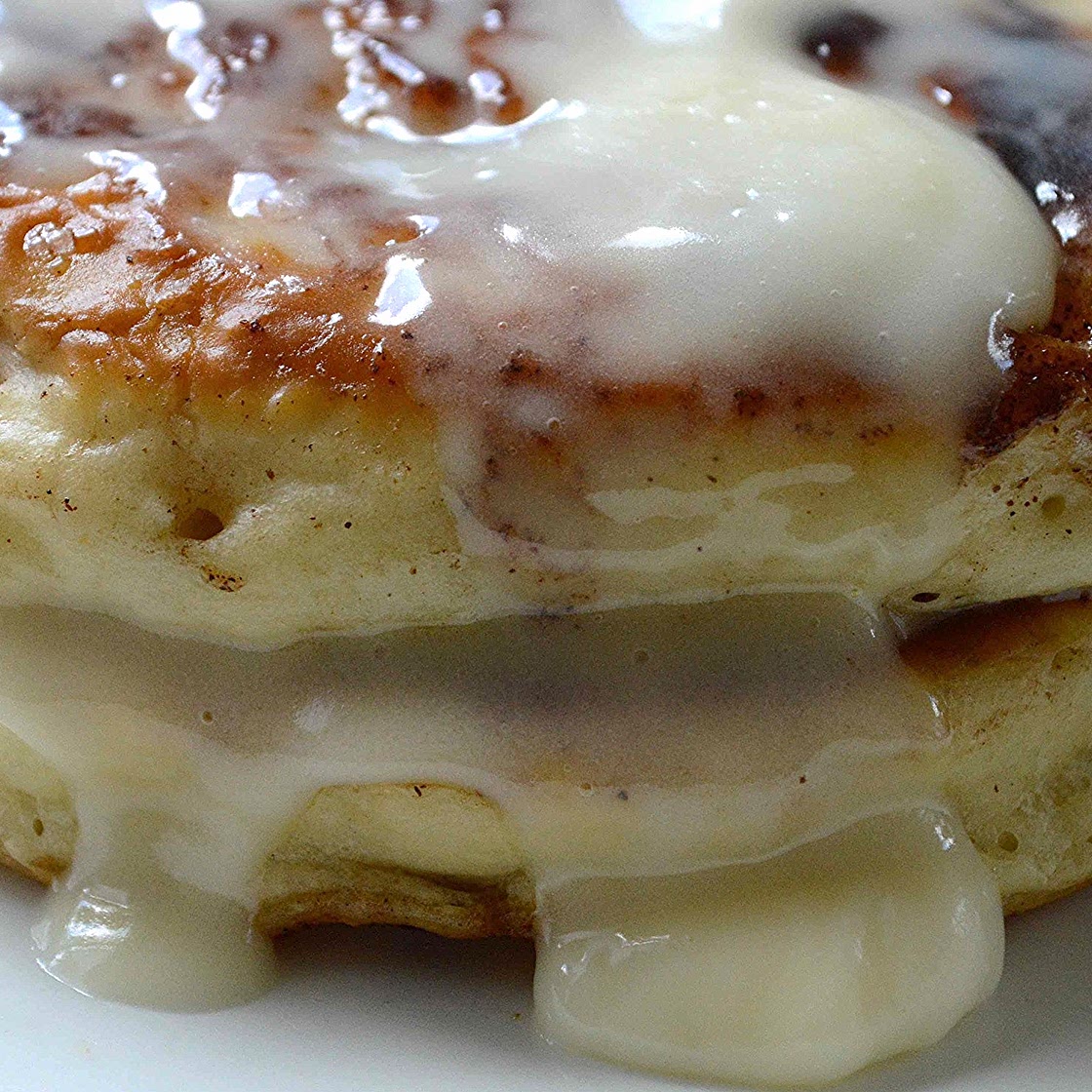 Sweet Mornings' Brown Sugar and Cinnamon Swirl Pancakes-Famous Fridays — Unwritten Recipes
