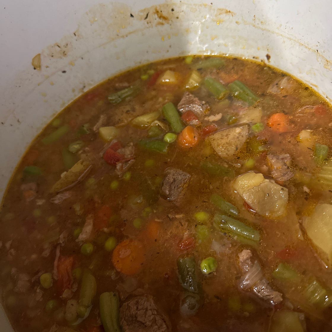 Instant Pot Vegetable Beef Soup