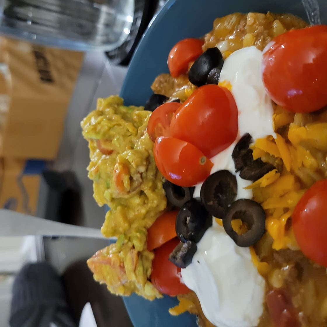 One Pot Cheesy Taco Orzo