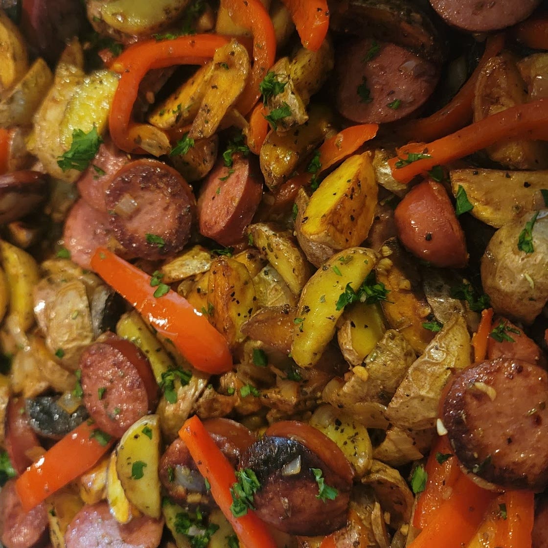 20-Minute Smoked Sausage and Potato Skillet