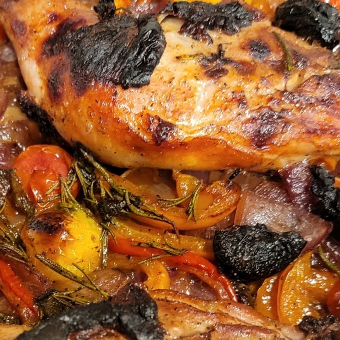 Baked Chicken Leg Quarters