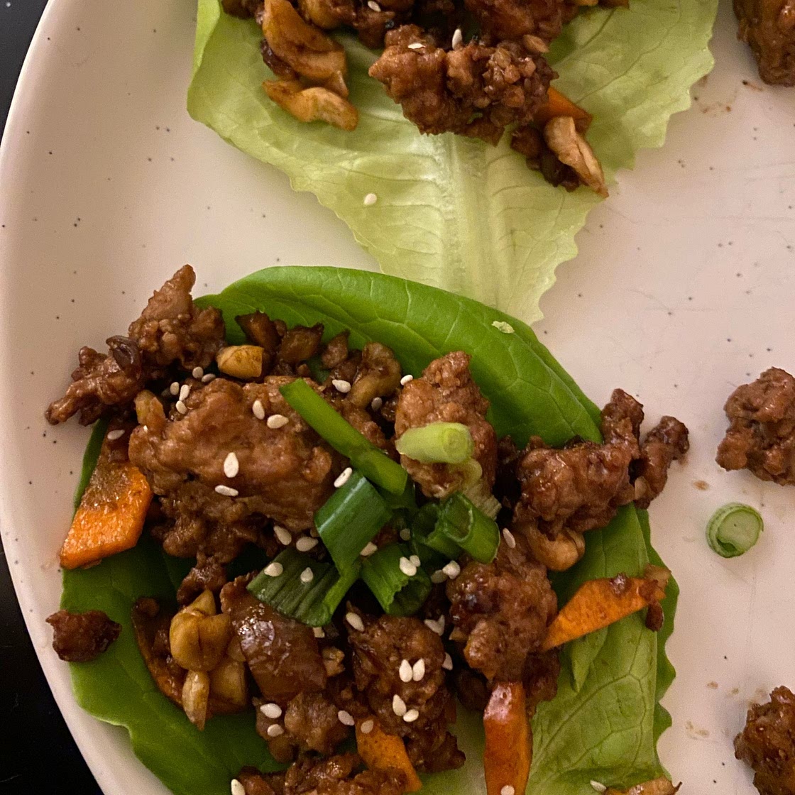 Thai Chicken Lettuce Wraps