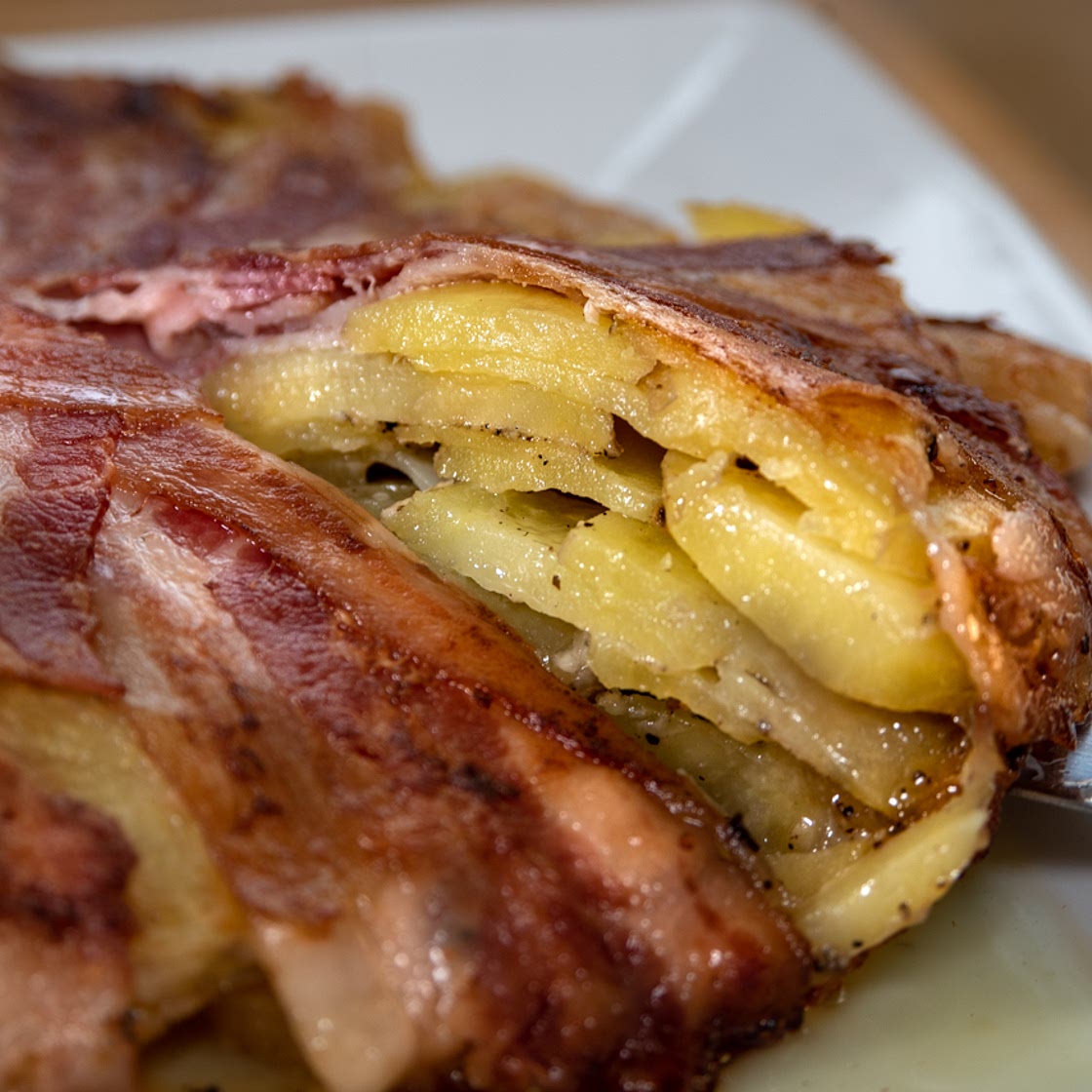 Scottish Bacon and Potato Pie
