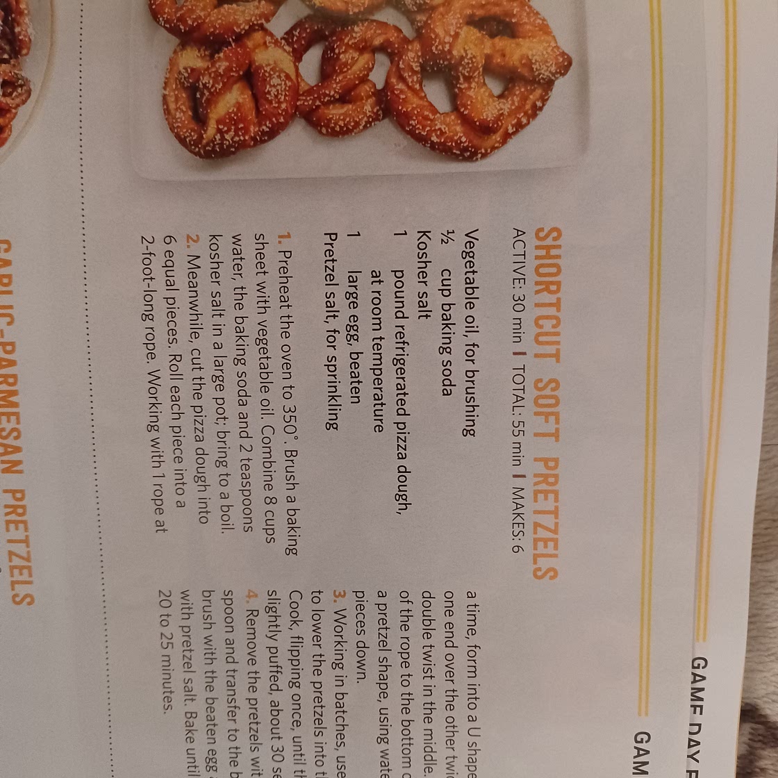 Shortcut Soft Pretzels