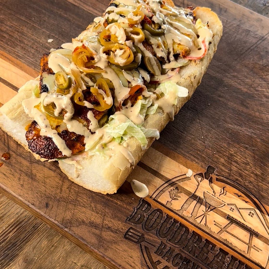 Blackened Chicken Poboy