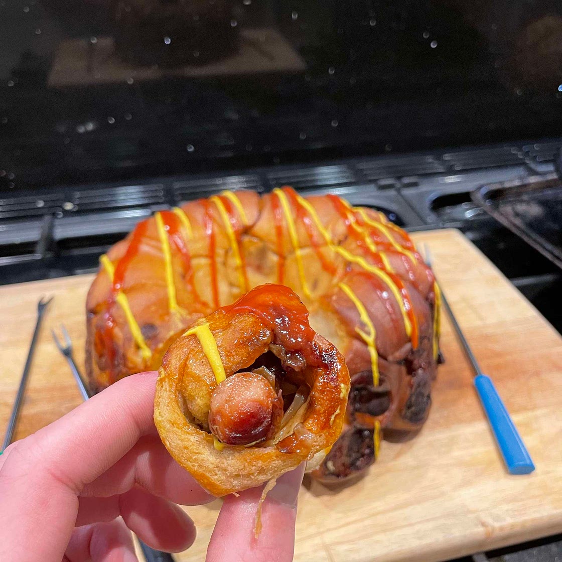 Hot Dog Bundt Cake