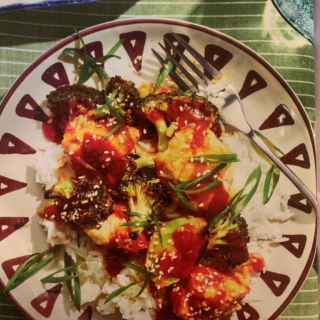 Sheet Pan Orange Tofu and Broccoli  
