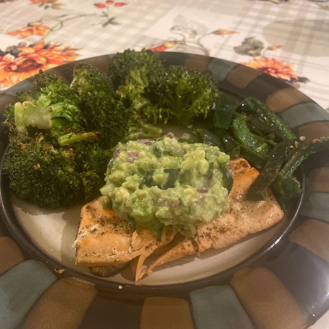 Blackened Salmon with Avocado Salsa