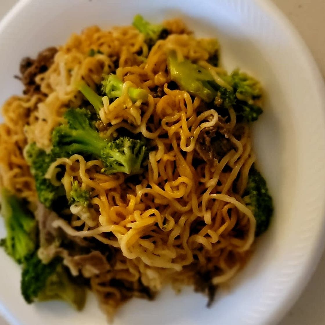 Beef and Broccoli Ramen Stir Fry