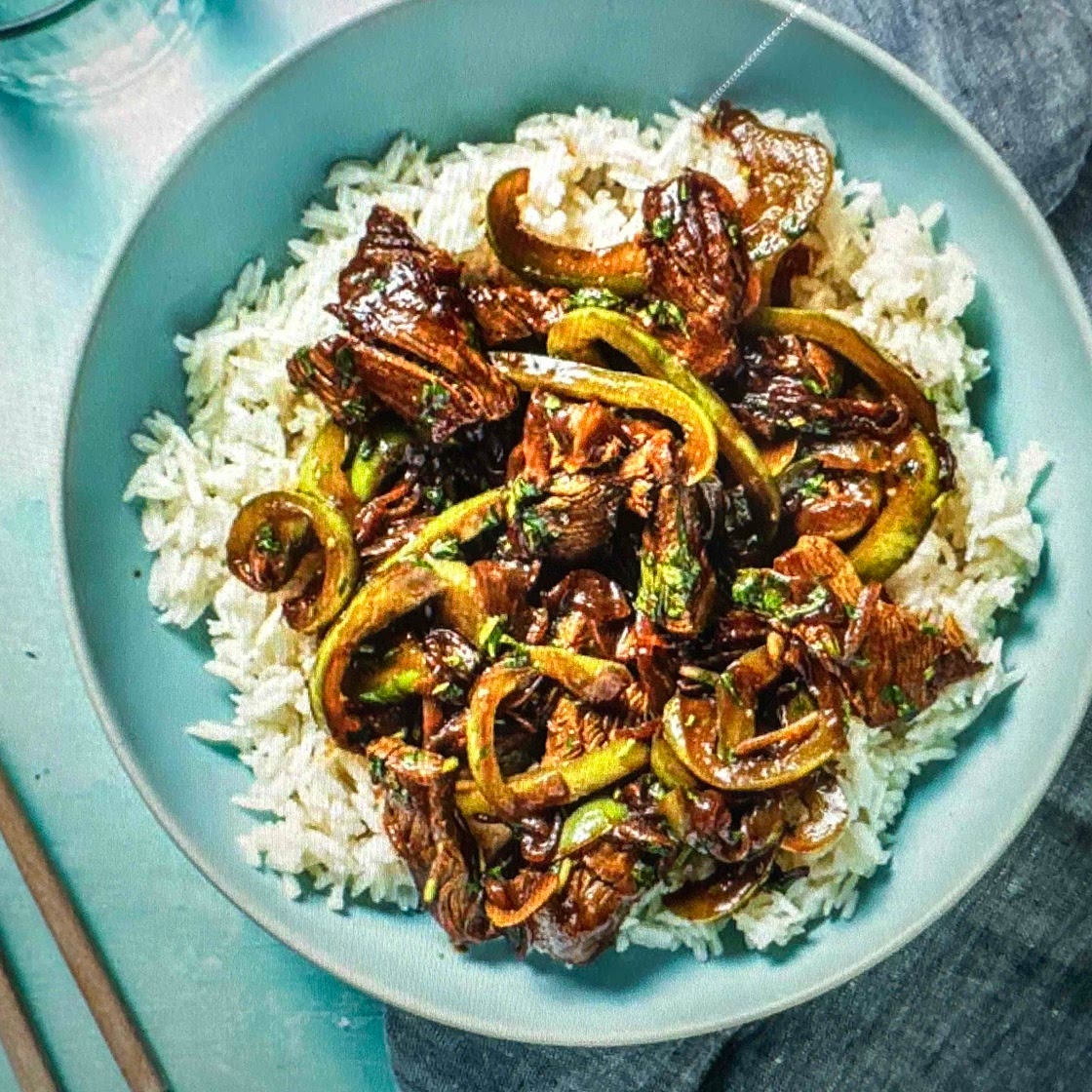 Quick and sticky beef