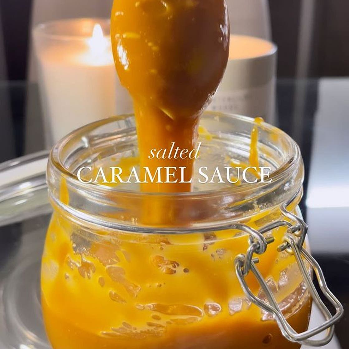 Salted caramel sauce