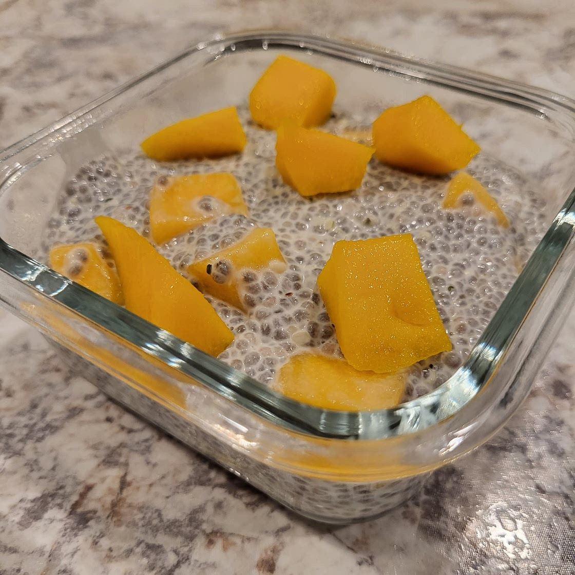Mango Coconut Chia Pudding