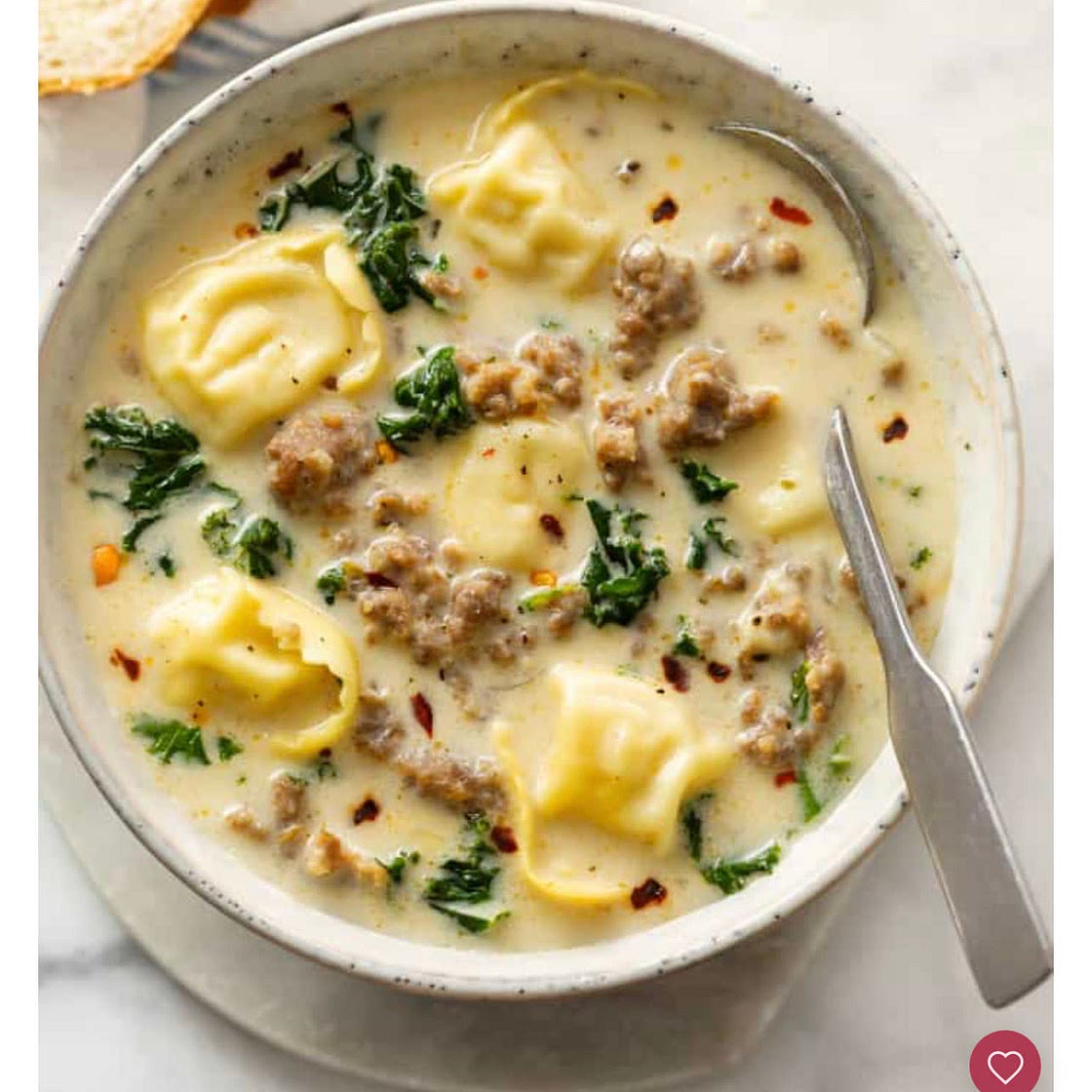 Sausage Tortellini Soup