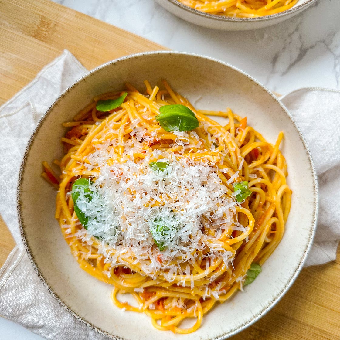 Rosemary Burst Tomato Spaghetti