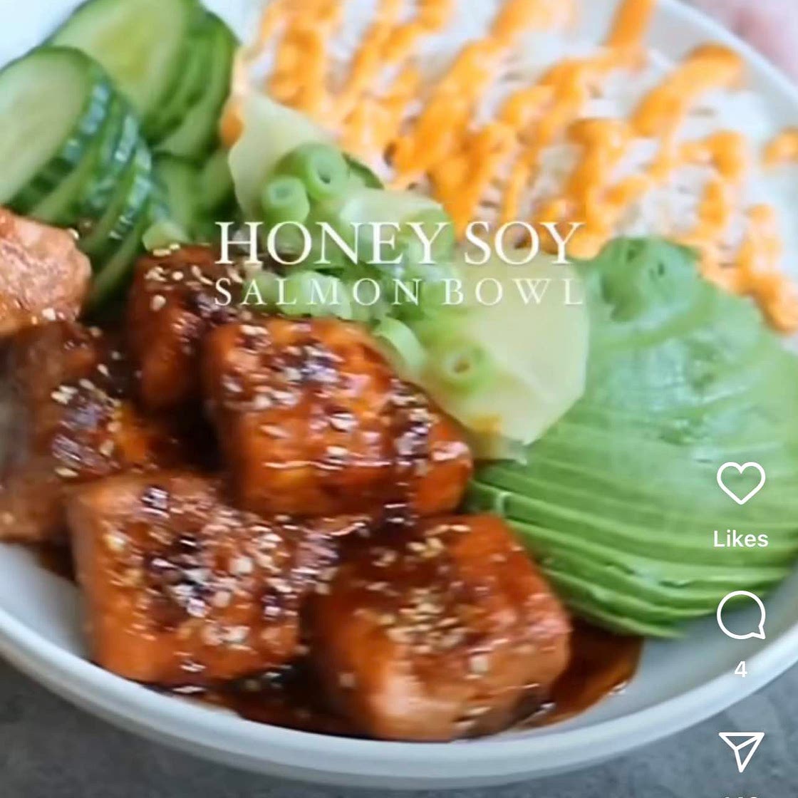 Honey Soy Salmon Bowls