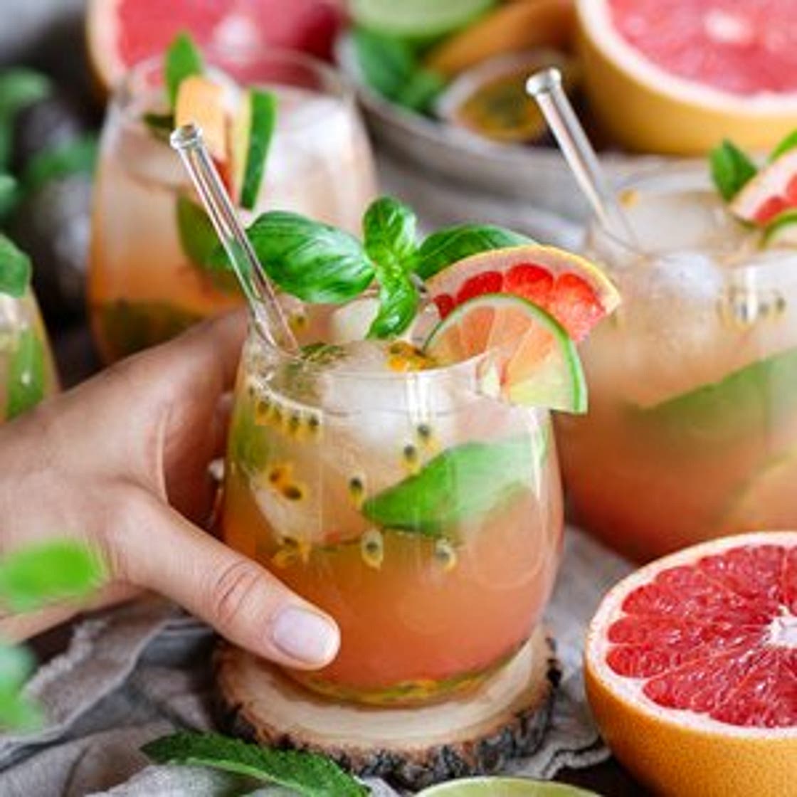 Passion Fruit & Kombucha Spritz