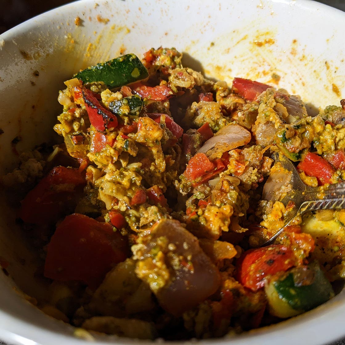 Stir Fry Veggies with Egg White