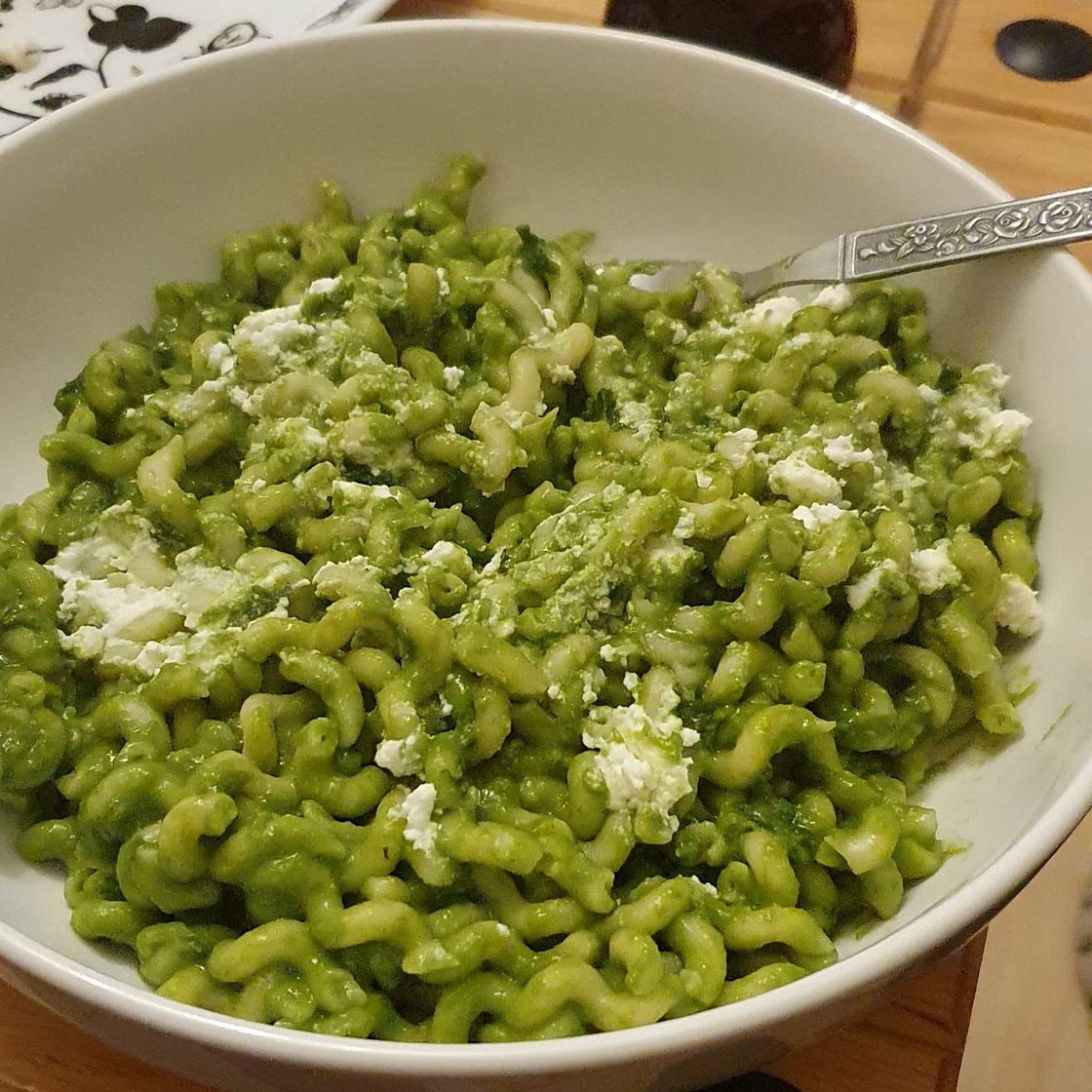 Super green spaghetti