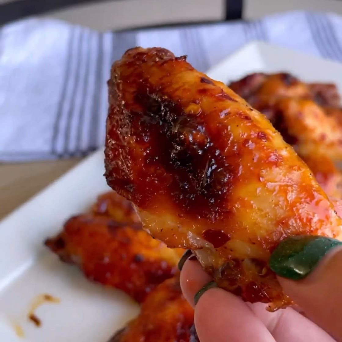 Sticky Asian wings