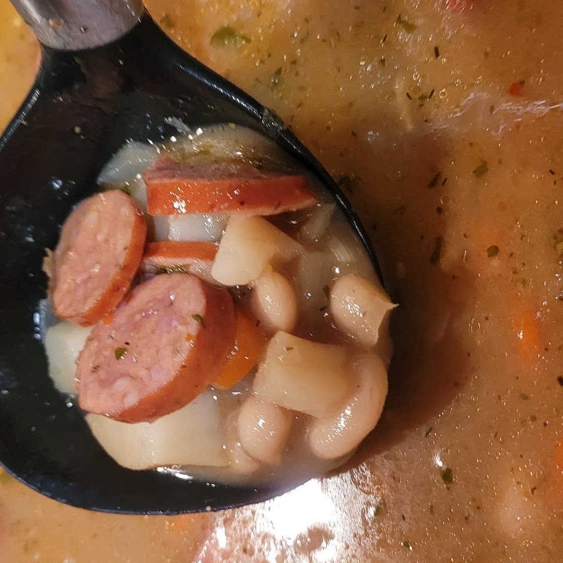 Kielbasa, bean soup