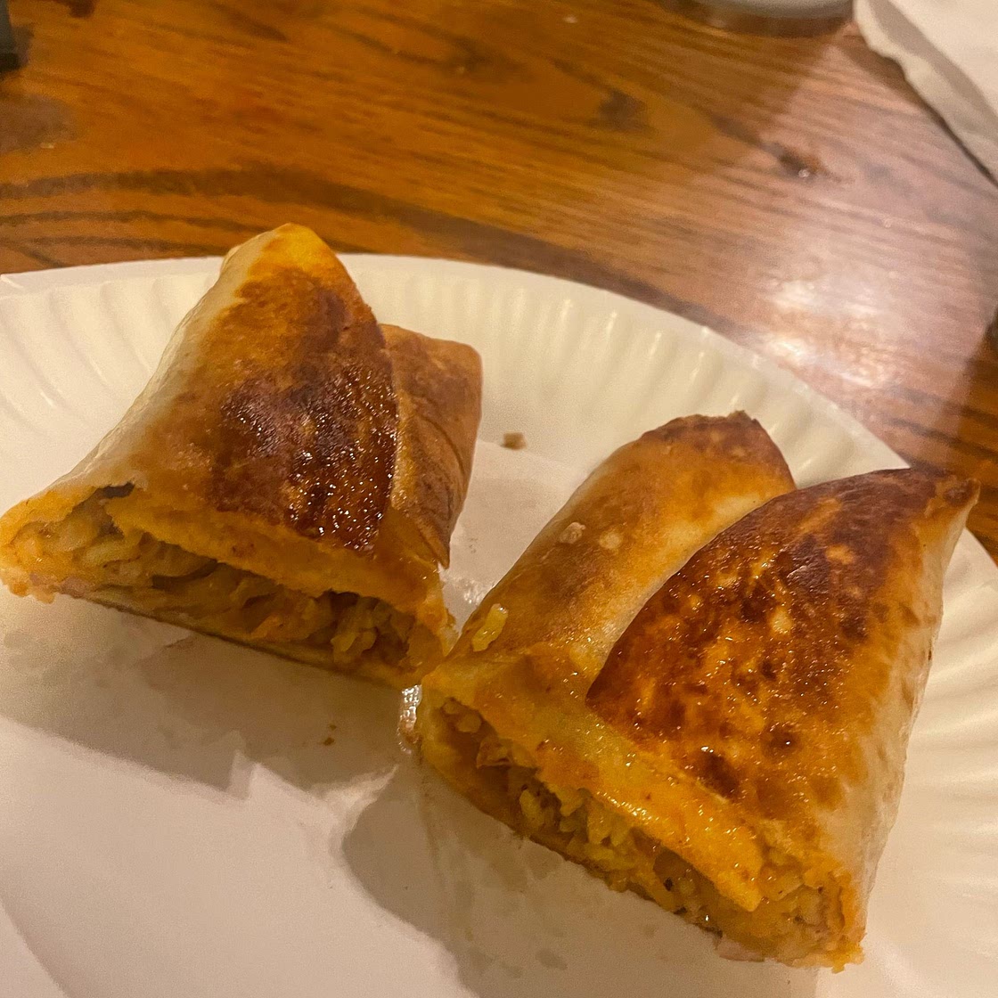 Creamy Cajun Chicken Burrito