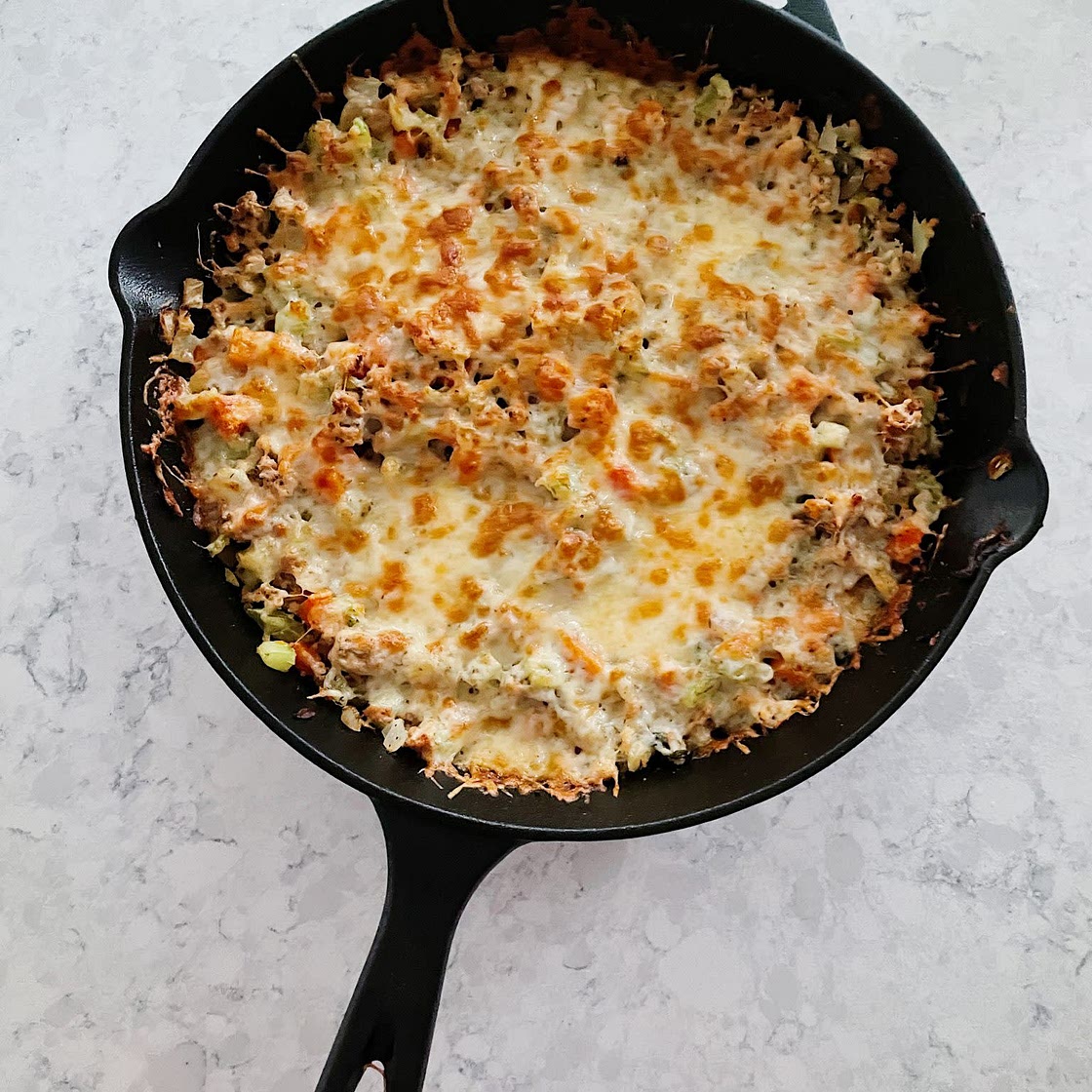 Chicken Pot Pie Skillet - 395 calories