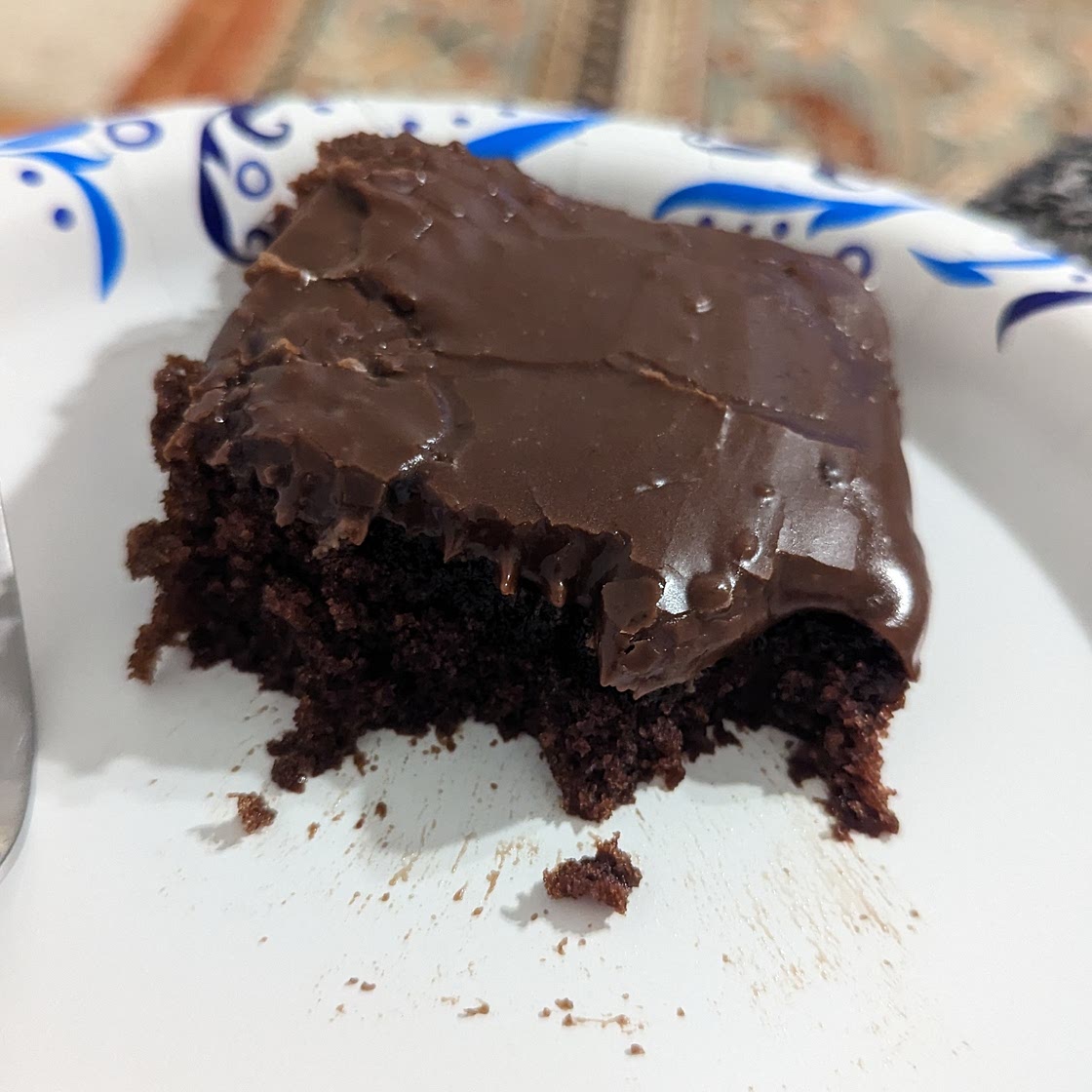 Grandma's Chocolate Sheek Cake - "Nana's Chocolate Bar Cookies"