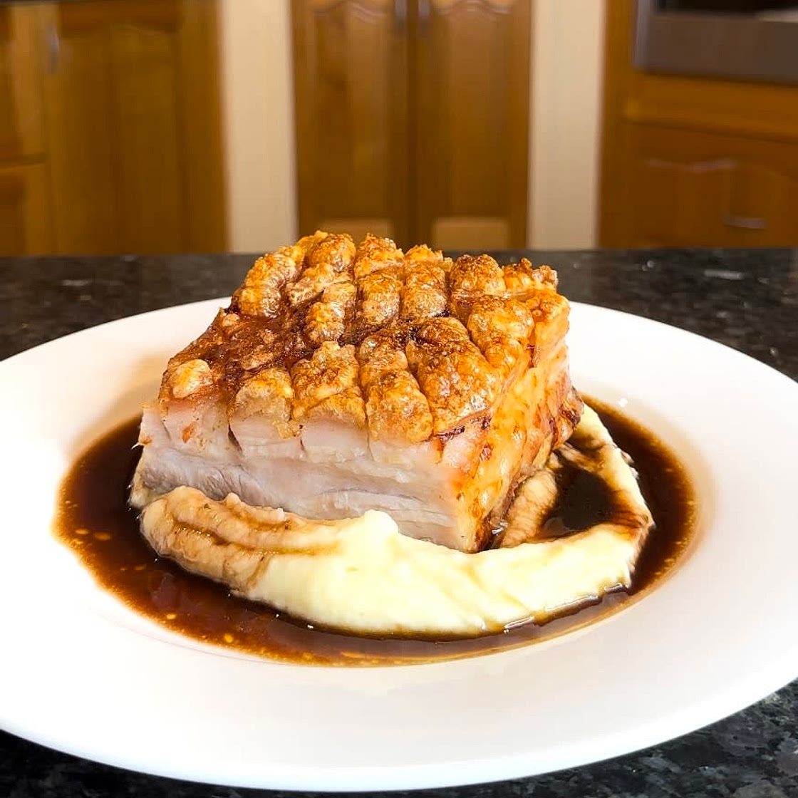 The CRISPIEST pork belly 