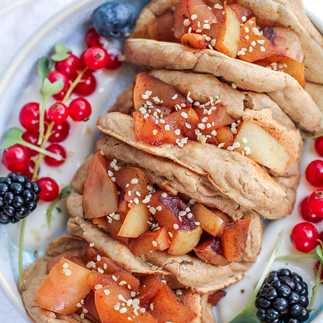 Apple Pancake Tacos