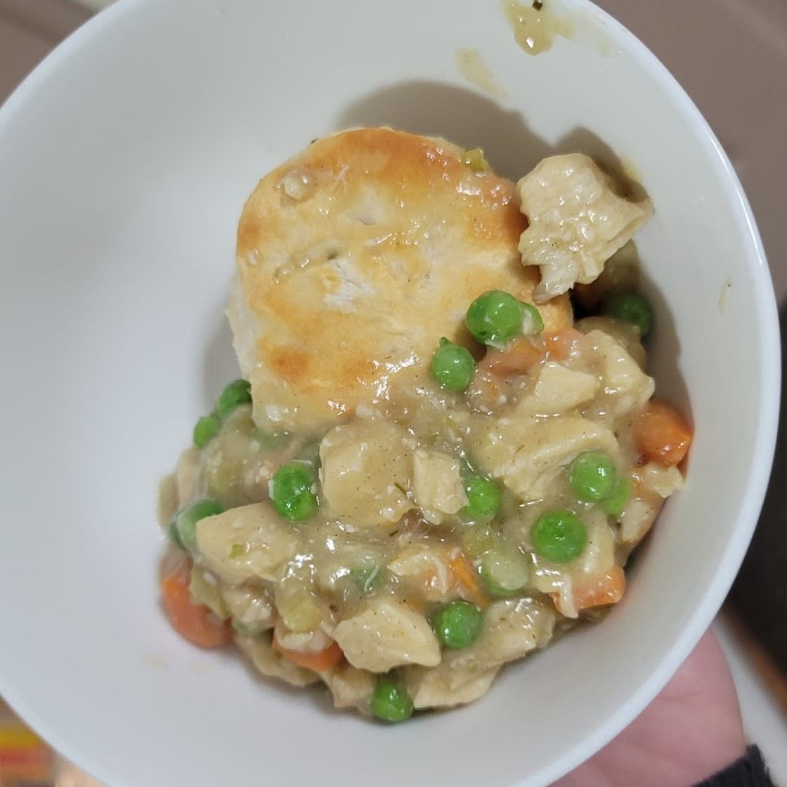 Chicken Pot Pie with Biscuits