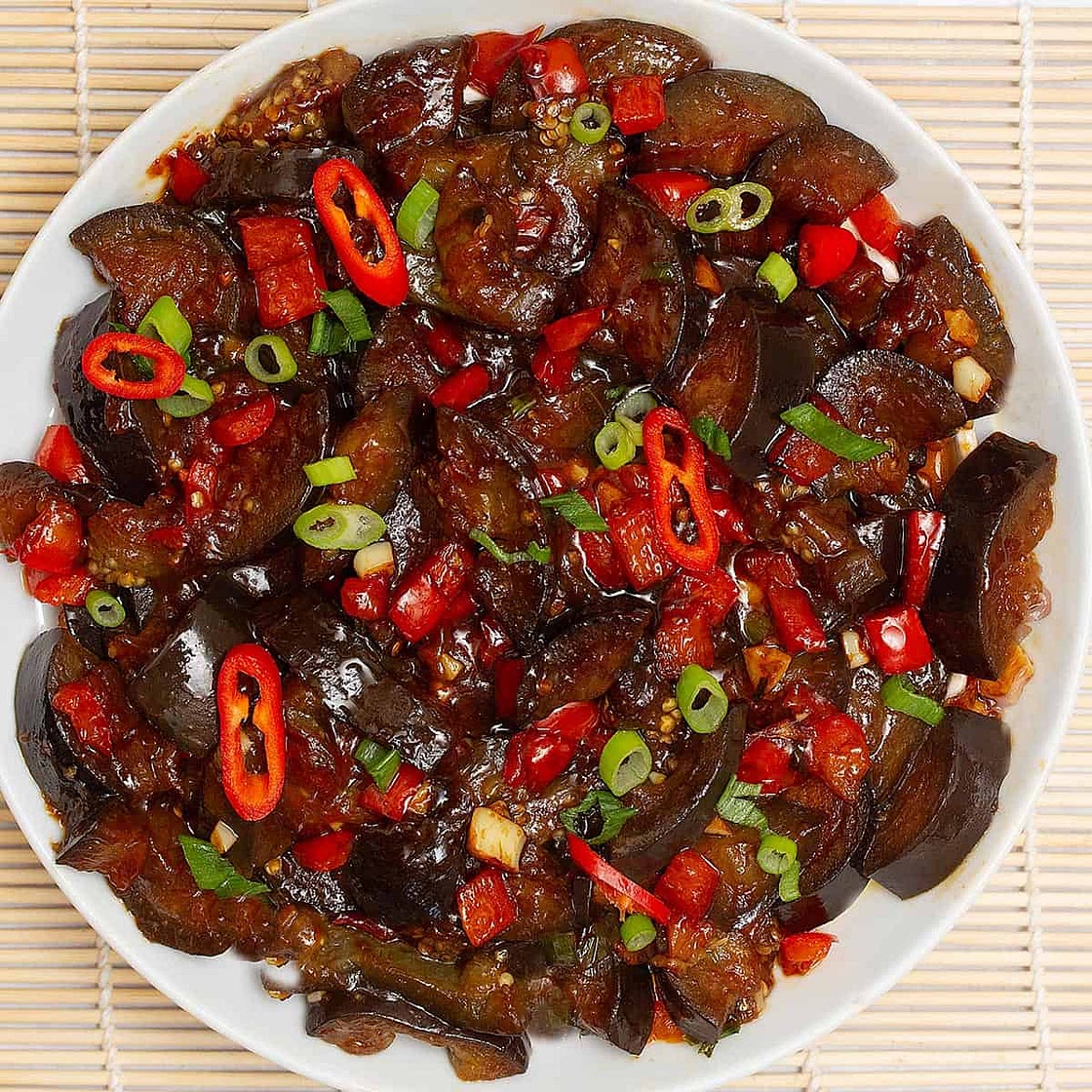 Eggplant With Garlic Sauce