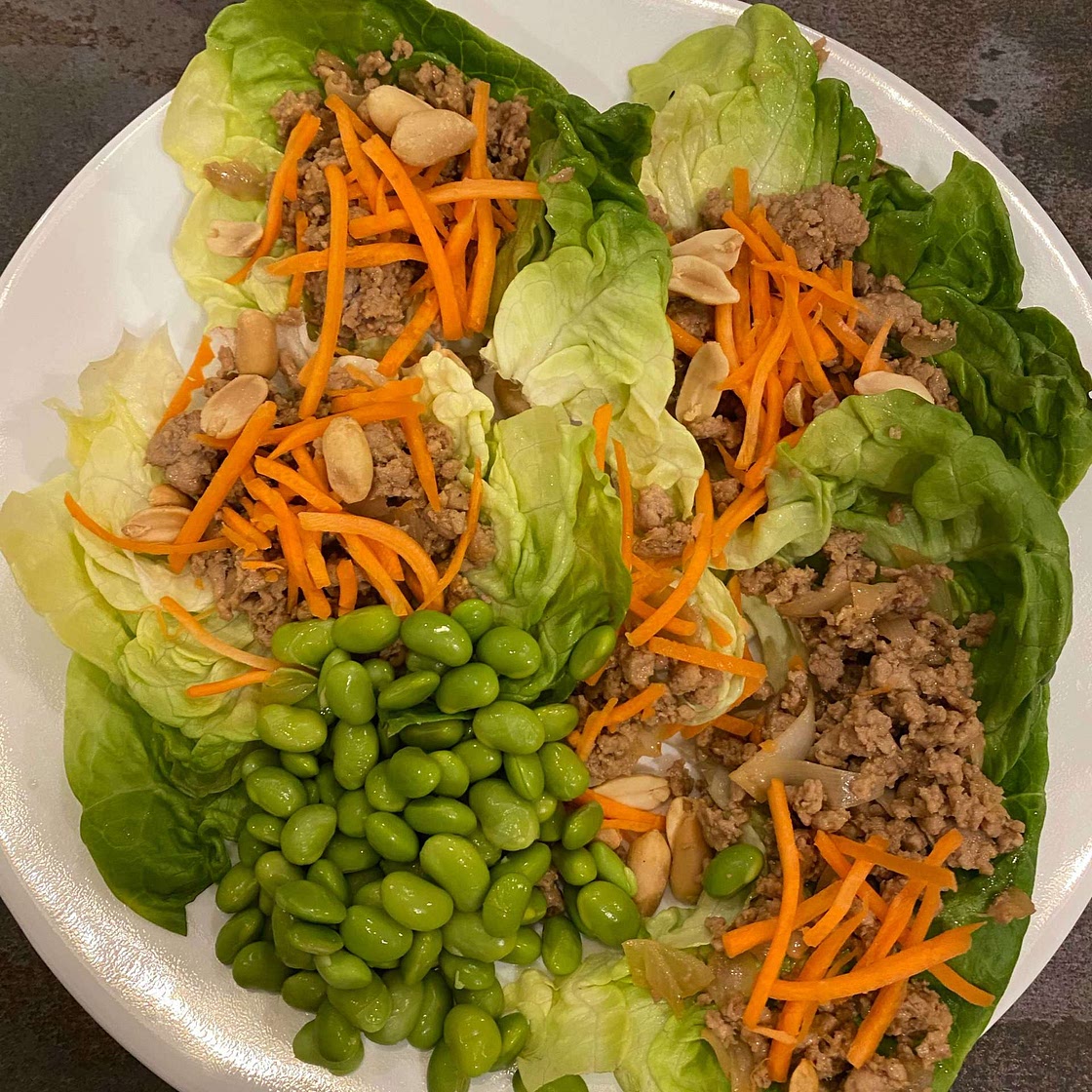 Asian Turkey Lettuce Wraps