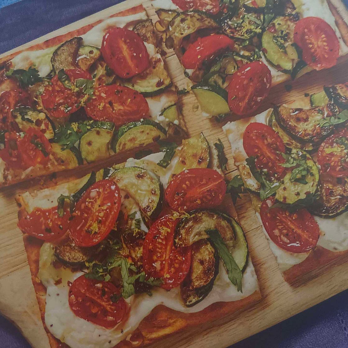Zucchini & Tomato Flatbreads