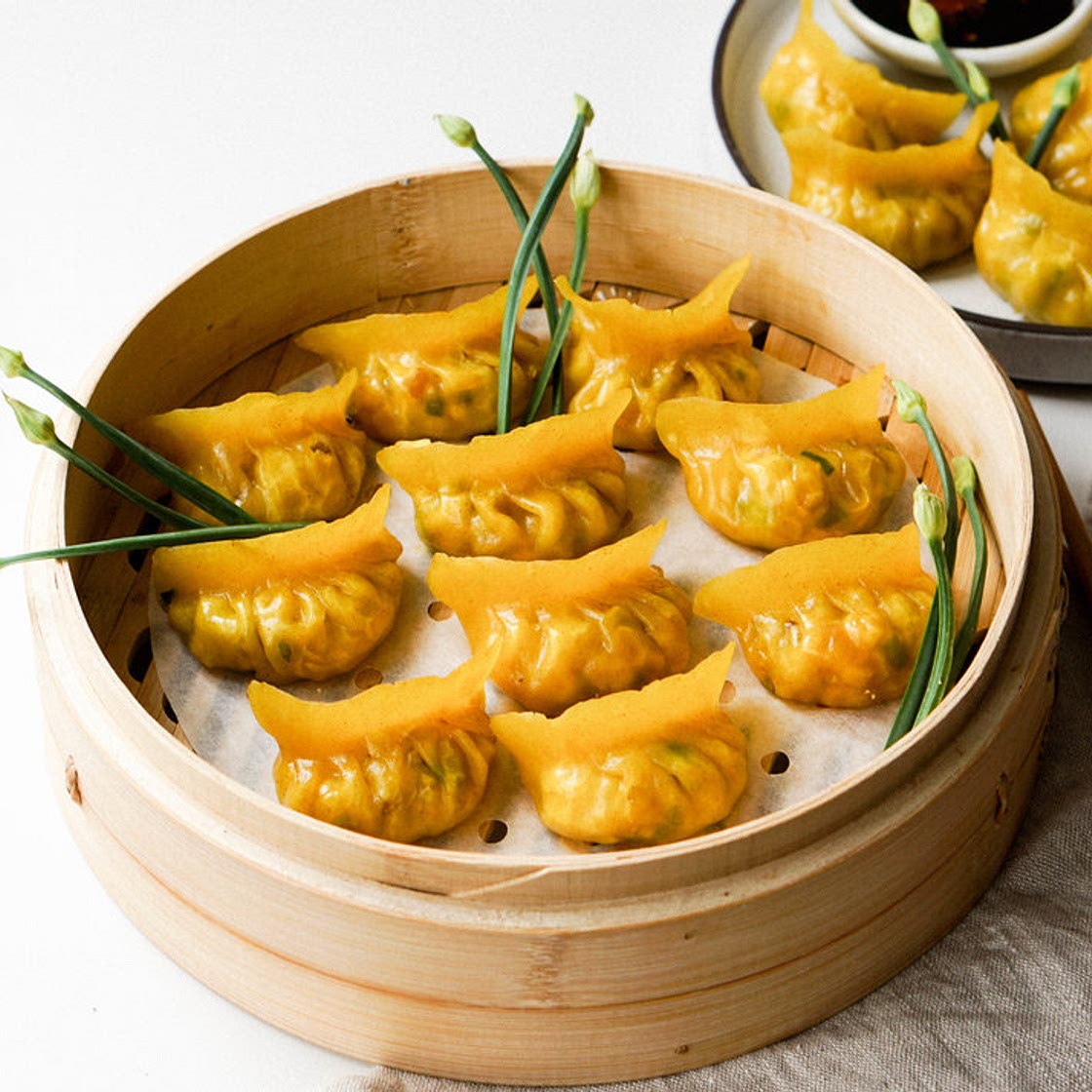 Bacon, Corn, and Chive Crystal Dumplings — Eat Cho Food