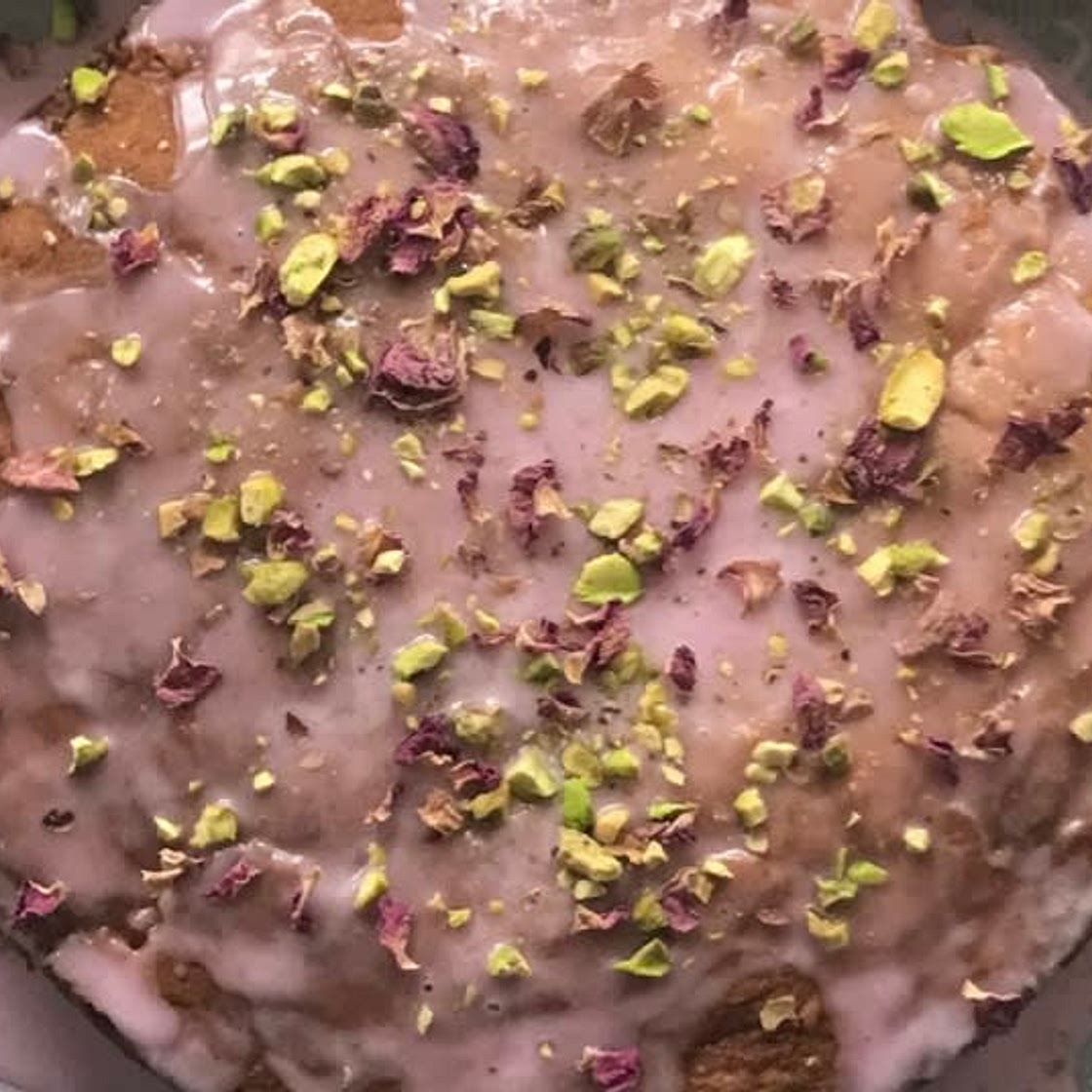 Persian Love Cake with Citrus glaze