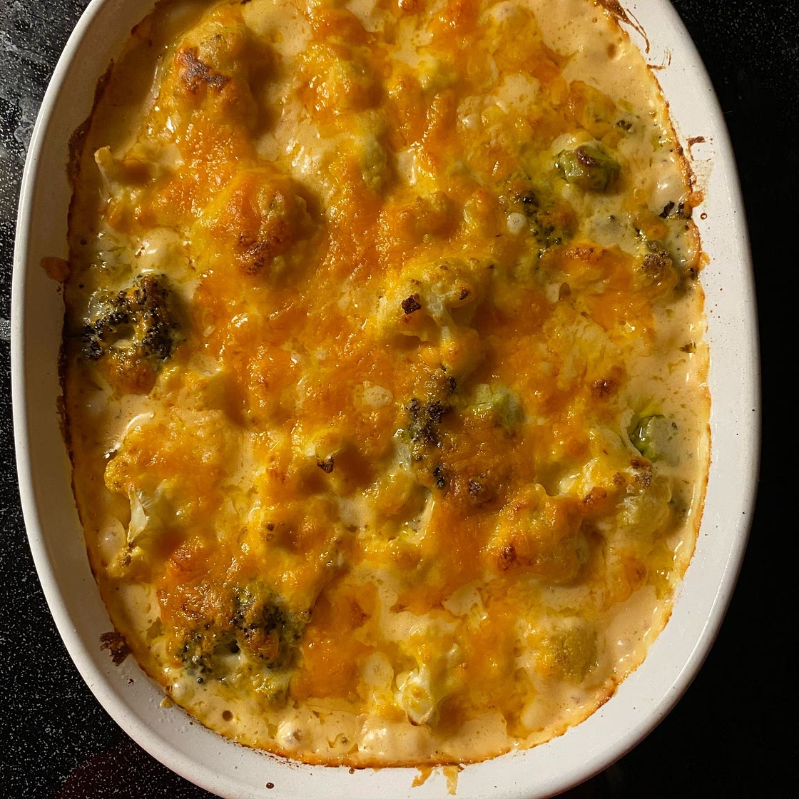 Cheesy Cauliflower Casserole (keto + low carb)