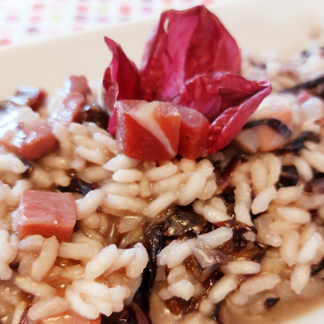 Risotto - Radicchio and speck