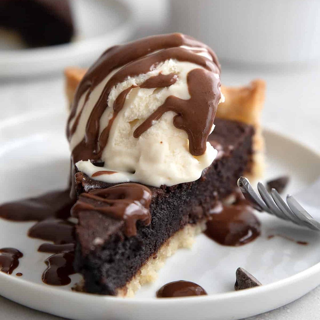Keto Brownie Pie