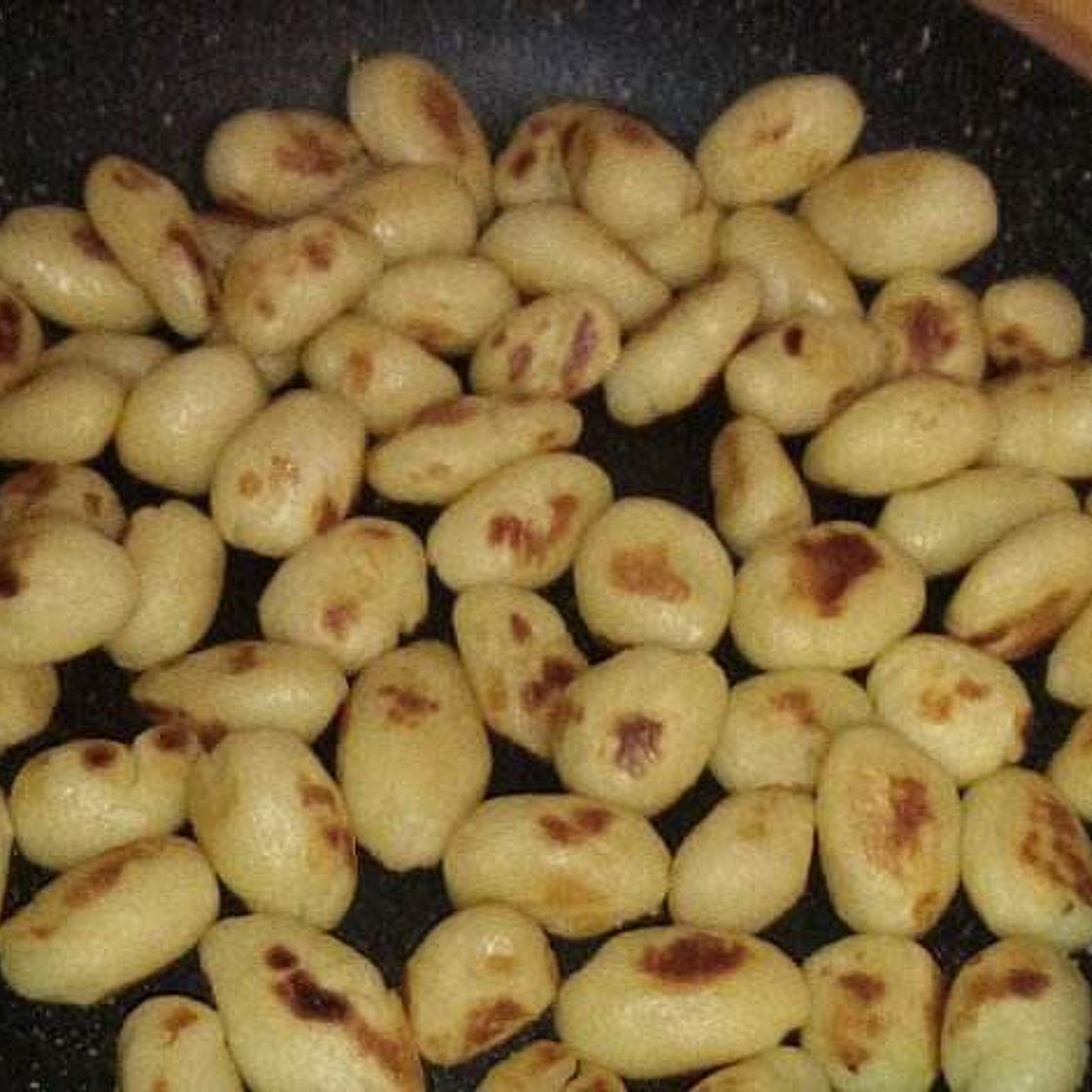 Yam gnocchis