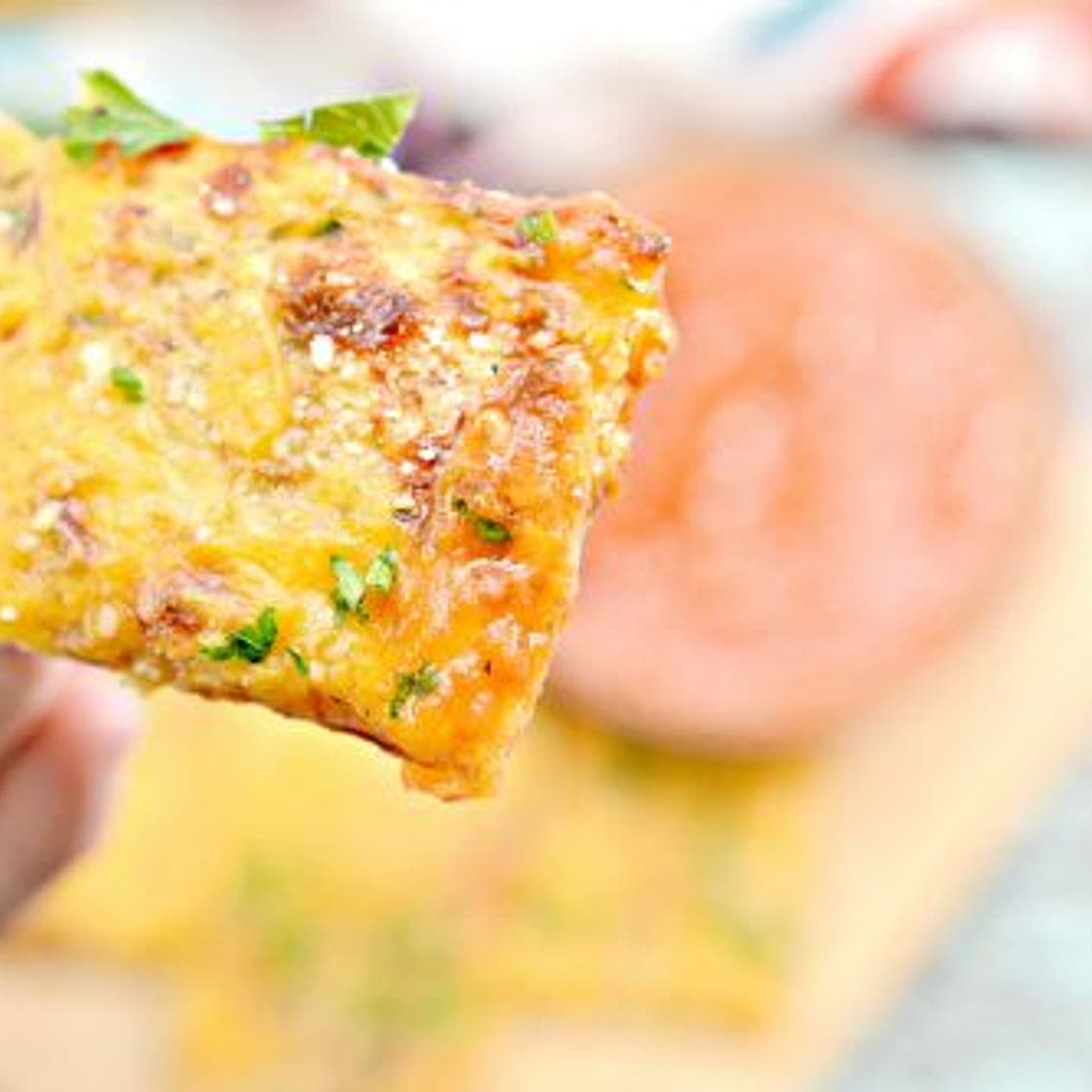 Keto Cheesy Garlic Bread