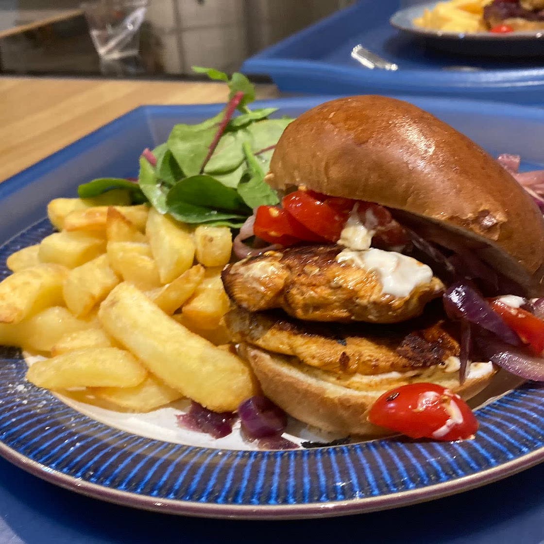 Portuguese Style Chicken Burger