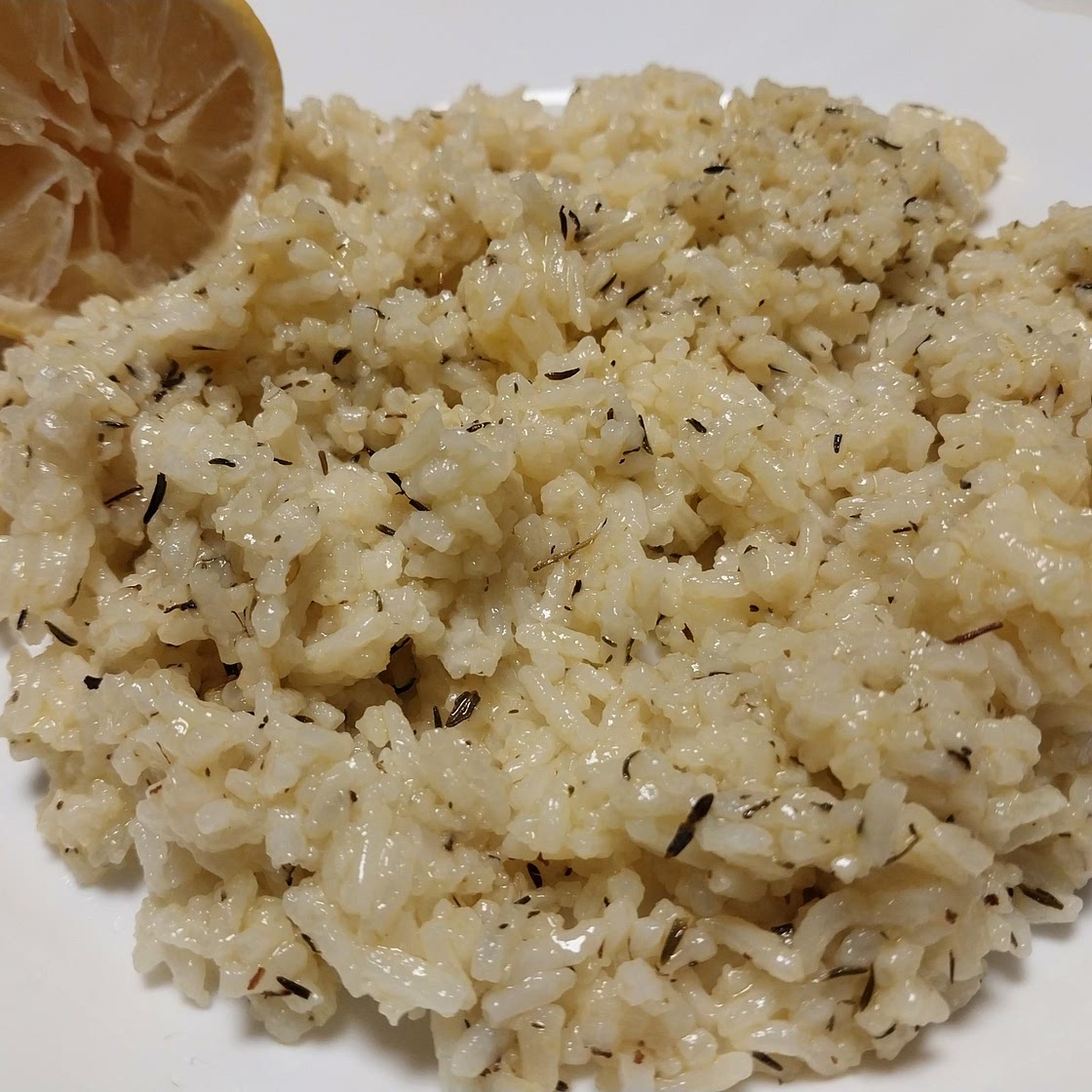 Riz thym citron