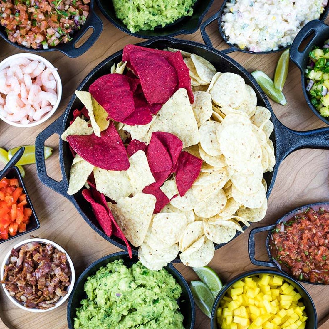 How to Make a Guacamole Snack Board