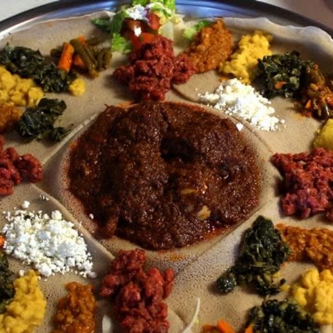 Ethiopian Doro Wat and Gomen
