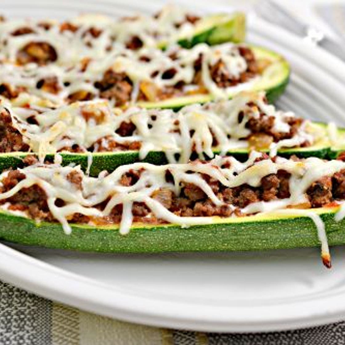 Keto Lasagna Stuffed Zucchini Recipe