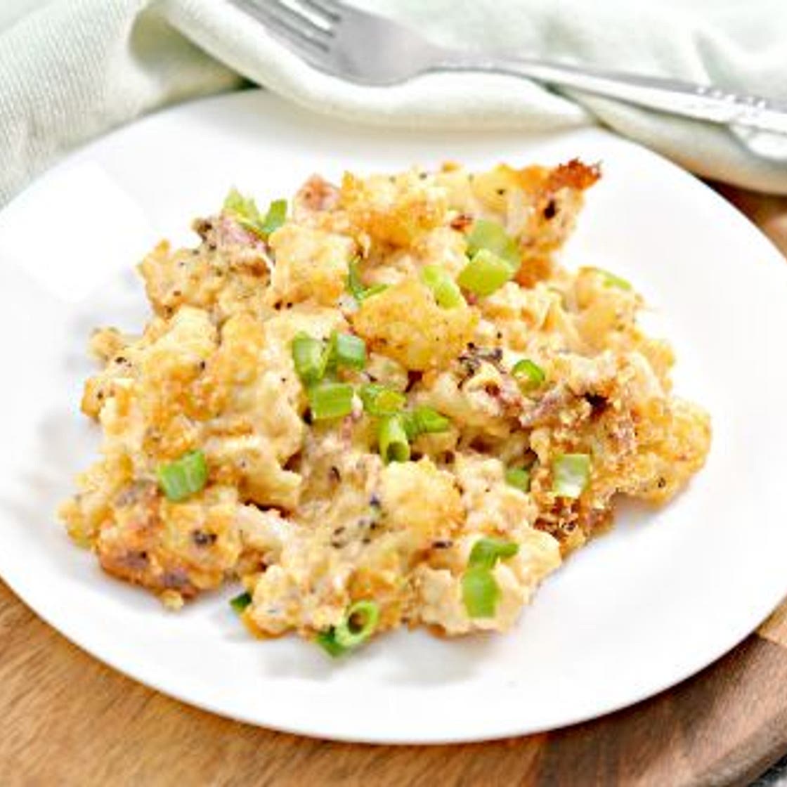 Keto Cauliflower Mac and Cheese
