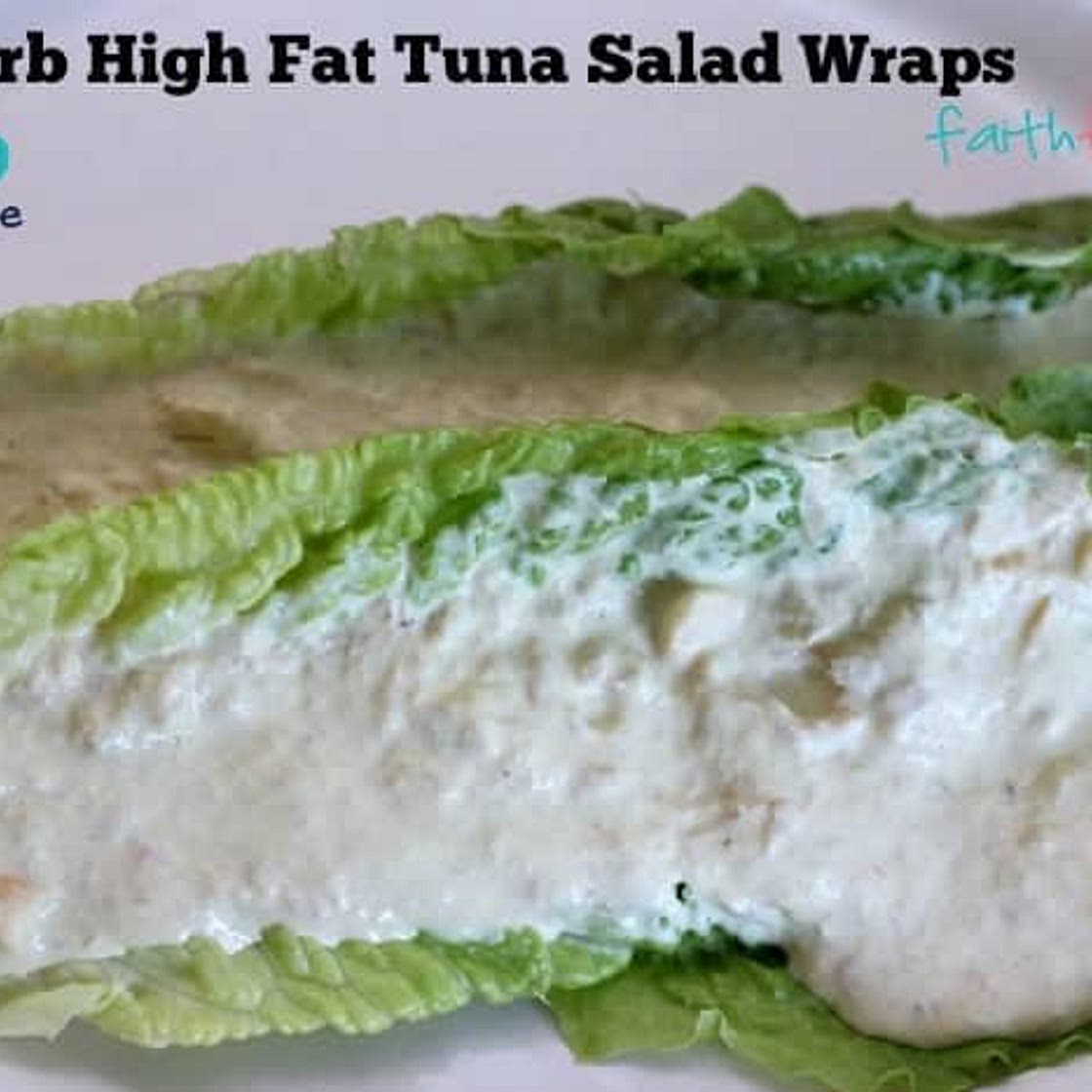 Keto Tuna Salad Wrap