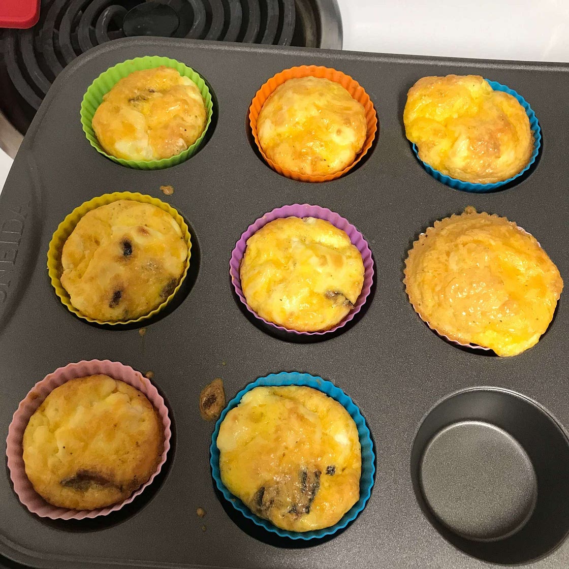 Ham, Egg and Cheese Muffins (keto + meal prep)
