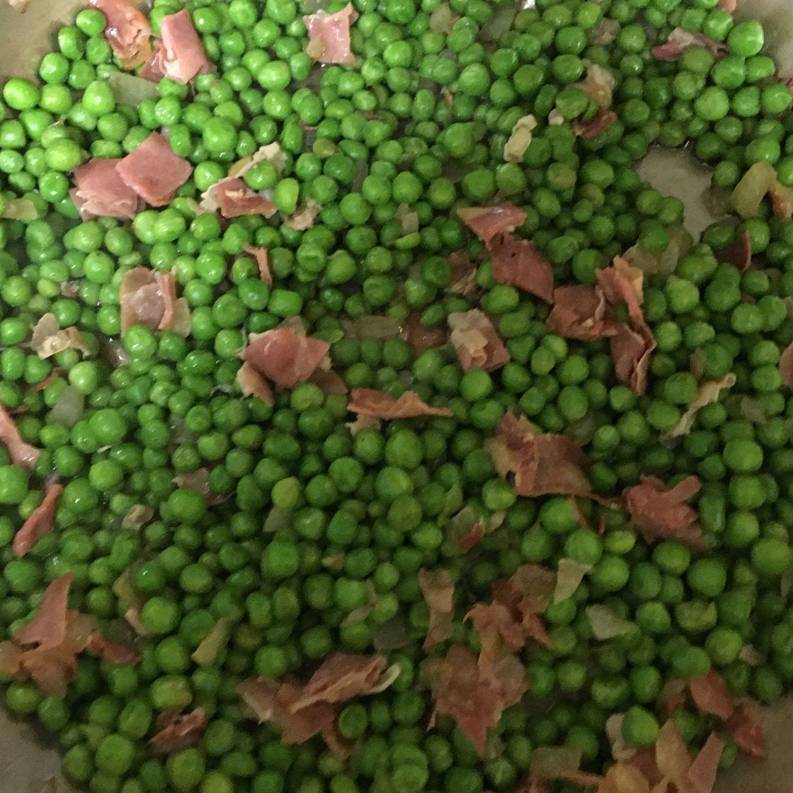 Piselli al Prosciutto (Sweet Peas with Prosciutto)